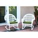 Darby Home Co Berchmans Wicker Rocker Chair w/ Cushions in White | 36 H x 35 W x 29 D in | Outdoor Furniture | Wayfair