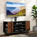 Latitude Run® Frica TV Stand for TVs up to 70" Wood/Metal in Black/Brown | 40 H in | Wayfair B97E5BA47E3F4D22951D2EE142770D60