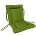 Latitude Run® Kippie European Quilt Indoor/Outdoor Sunbrella Chair Cushion in Green | 2 H x 20 W in | Wayfair 477EC5D93476423D94AE2C06C6AAA204