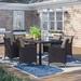 Sol 72 Outdoor™ Gather Rattan Outdoor Dining Set (7 Piece) Glass | 29.5 H x 71 W x 39.5 D in | Wayfair D3FDBC583CB74360A9432EC282FB7DDB