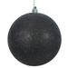 The Holiday Aisle® Holiday Décor Ball Ornament Plastic in Black | Wayfair HLDY3014 32574275