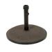 Winston Porter Aldobrando Concrete & Metal Free Standing Umbrella Base Concrete/Metal in Brown | 15.54 H x 19.68 W x 19.68 D in | Wayfair