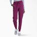 Dickies Women's Eds Essentials Jogger Scrub Pants - Wine Size M (L10674)