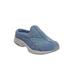 Extra Wide Width Women's The Traveltime Slip On Mule by Easy Spirit in Light Blue (Size 7 WW)