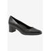 Wide Width Women's Kari Pump by Trotters in Black (Size 9 1/2 W)