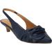 Extra Wide Width Women's The Tia Slingback by Comfortview in Navy (Size 7 1/2 WW)