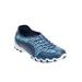Extra Wide Width Women's CV Sport Tory Slip On Sneaker by Comfortview in Blue (Size 10 WW)