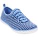 Women's CV Sport Ariya Slip On Sneaker by Comfortview in French Blue (Size 9 1/2 M)