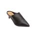 Wide Width Women's The Camden Mule by Comfortview in Black (Size 9 W)