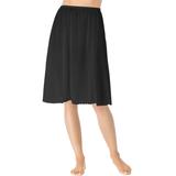 Plus Size Women's 6-Panel Half Slip by Comfort Choice in Black (Size 5X)