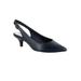 Extra Wide Width Women's Faye Pumps by Easy Street® in Navy (Size 7 1/2 WW)