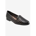 Women's Liz Open Weave Slip-On by Trotters in Black (Size 11 M)