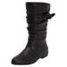 Wide Width Women's The Heather Wide Calf Boot by Comfortview in Black (Size 12 W)