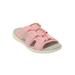 Wide Width Women's The Alivia Water Friendly Slip On Sandal by Comfortview in Dusty Pink (Size 9 1/2 W)