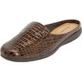 Extra Wide Width Women's The Estelle Mule by Comfortview in Brown (Size 11 WW)