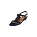 Extra Wide Width Women's The Carina Slingback by Comfortview in Navy (Size 12 WW)