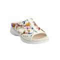 Extra Wide Width Women's The Tracie Slip On Mule by Easy Spirit in Floral (Size 10 WW)