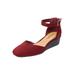 Wide Width Women's The Aurelia Pump by Comfortview in Wine (Size 12 W)