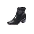 Extra Wide Width Women's The Sidney Bootie by Comfortview in Black Patent (Size 12 WW)