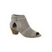 Wide Width Women's Carrigan Booties by Easy Street® in Grey (Size 8 W)