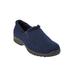 Extra Wide Width Women's The Dandie Clog by Comfortview in Navy (Size 8 1/2 WW)
