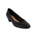 Extra Wide Width Women's The Vida Slip On Pump by Comfortview in Black (Size 9 1/2 WW)