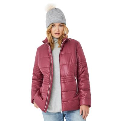 Women's Rib Knit Pom-Pom Hat by ellos in Heather Grey