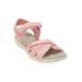 Wide Width Women's The Annora Sandal by Comfortview in Dusty Pink (Size 9 W)