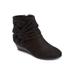 Wide Width Women's The Inez Bootie by Comfortview in Black (Size 9 W)