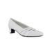 Extra Wide Width Women's Entice Pump by Easy Street in White (Size 7 1/2 WW)