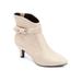 Wide Width Women's The Corrine Bootie by Comfortview in Oyster Pearl (Size 9 W)