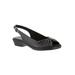 Wide Width Women's Fantasia Sandals by Easy Street® in Black (Size 7 1/2 W)