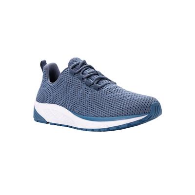 Wide Width Women's Tour Knit Running Shoe by Propet in Denim (Size 11 W)