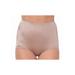 Plus Size Women's Panty Brief Light Shaping by Rago in Mocha (Size M)