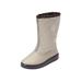 Wide Width Women's The Snowflake Weather Boot by Comfortview in Gunmetal (Size 11 W)