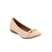 Extra Wide Width Women's The London Flat by Comfortview in New Nude (Size 12 WW)