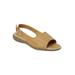 Wide Width Women's The Adele Sling Sandal by Comfortview in Suntan (Size 9 1/2 W)