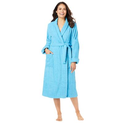 Plus Size Women's Short Terry Robe by Dreams & Co....