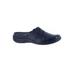 Extra Wide Width Women's Forever Clog by Easy Street® in New Navy (Size 9 1/2 WW)