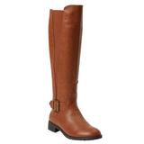 Extra Wide Width Women's The Milan Wide Calf Boot by Comfortview in Cognac (Size 11 WW)