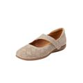 Women's The Ezra Flat by Comfortview in Oyster Pearl (Size 7 M)