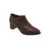 Women's Keegan Bootie by Trotters in Dark Brown Lizard (Size 7 M)