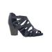 Wide Width Women's Amaze Sandal by Easy Street® in Navy (Size 7 W)