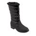 Women's Benji High Boot by Trotters in Black Black (Size 10 M)