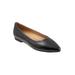 Wide Width Women's Estee Flats by Trotters® in Black Grey (Size 7 1/2 W)