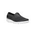 Wide Width Women's Travelactiv Slip On by Propet in Black (Size 10 W)