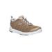 Wide Width Women's TravelWalker II Sneaker by Propet® in Taupe Mesh (Size 7 1/2 W)