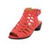 Women's The Kadie Shootie by Comfortview in Hot Red (Size 7 1/2 M)