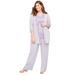 Plus Size Women's 3-Piece Lace Gala Pant Suit by Catherines in Heirloom Lilac (Size 24 W)