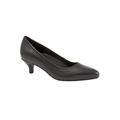 Wide Width Women's Kiera Pumps by Trotters® in Black (Size 10 1/2 W)